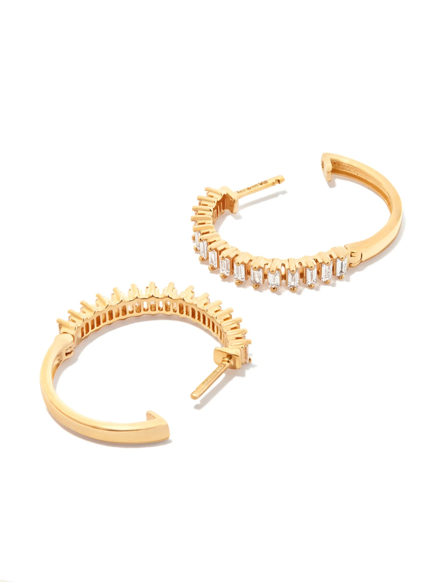 14kt yellow gold Sadie hoop earrings