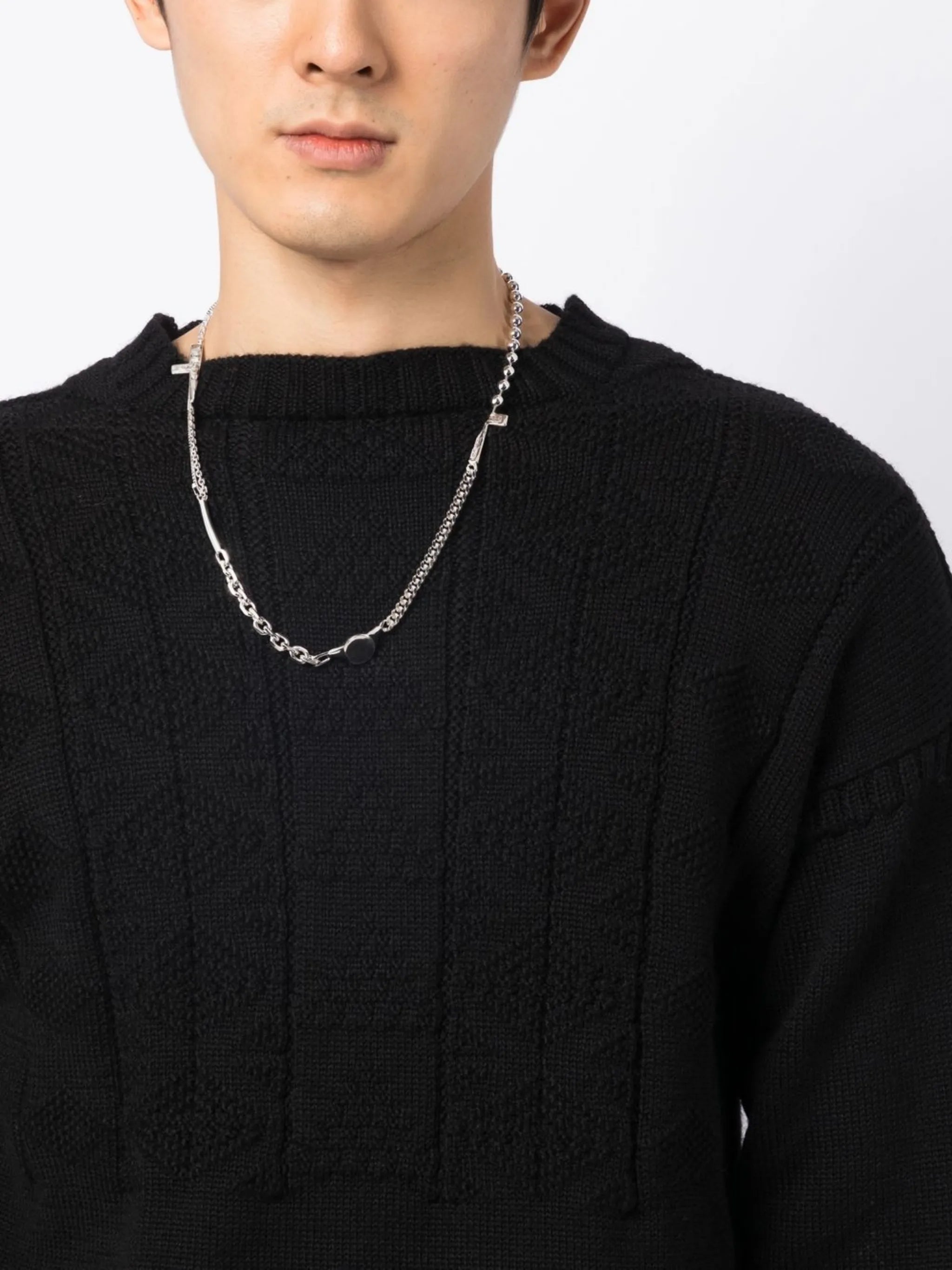 mixed-chain necklace