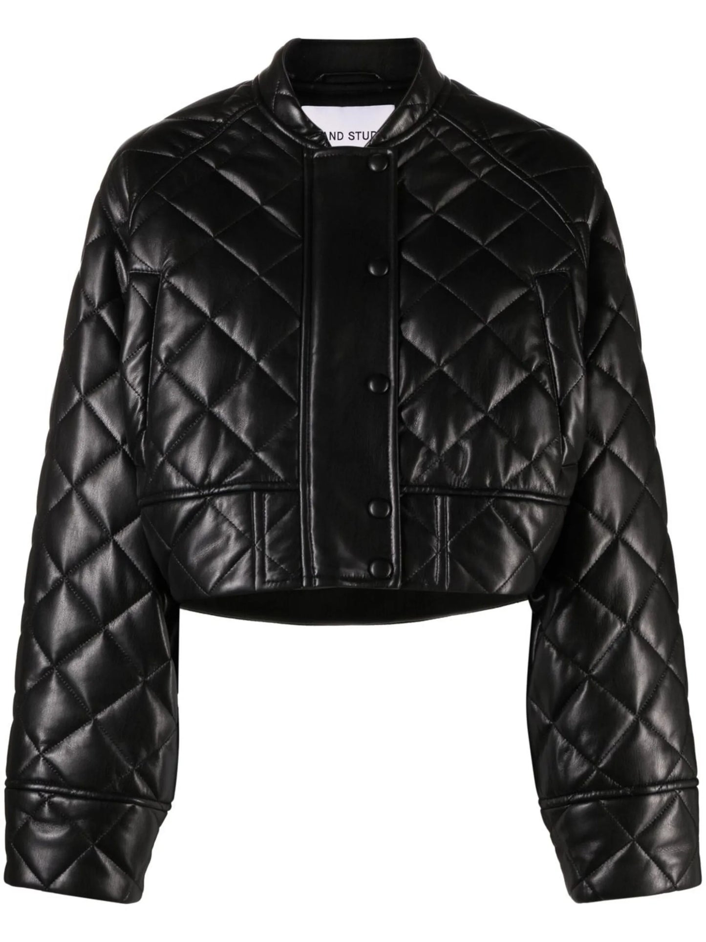 diamond-quilting jacket