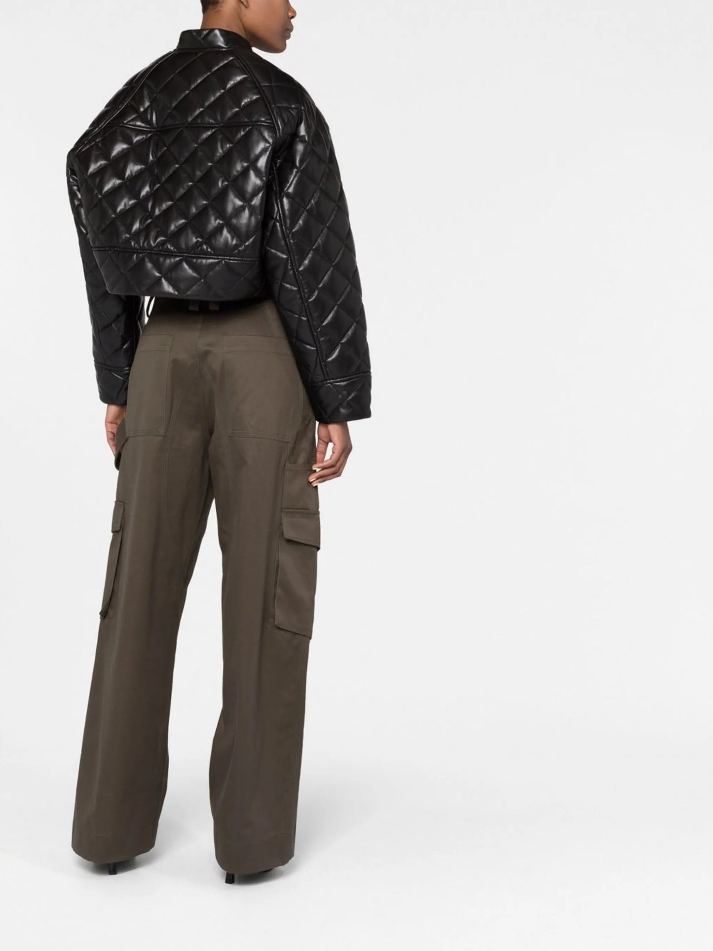 diamond-quilting jacket