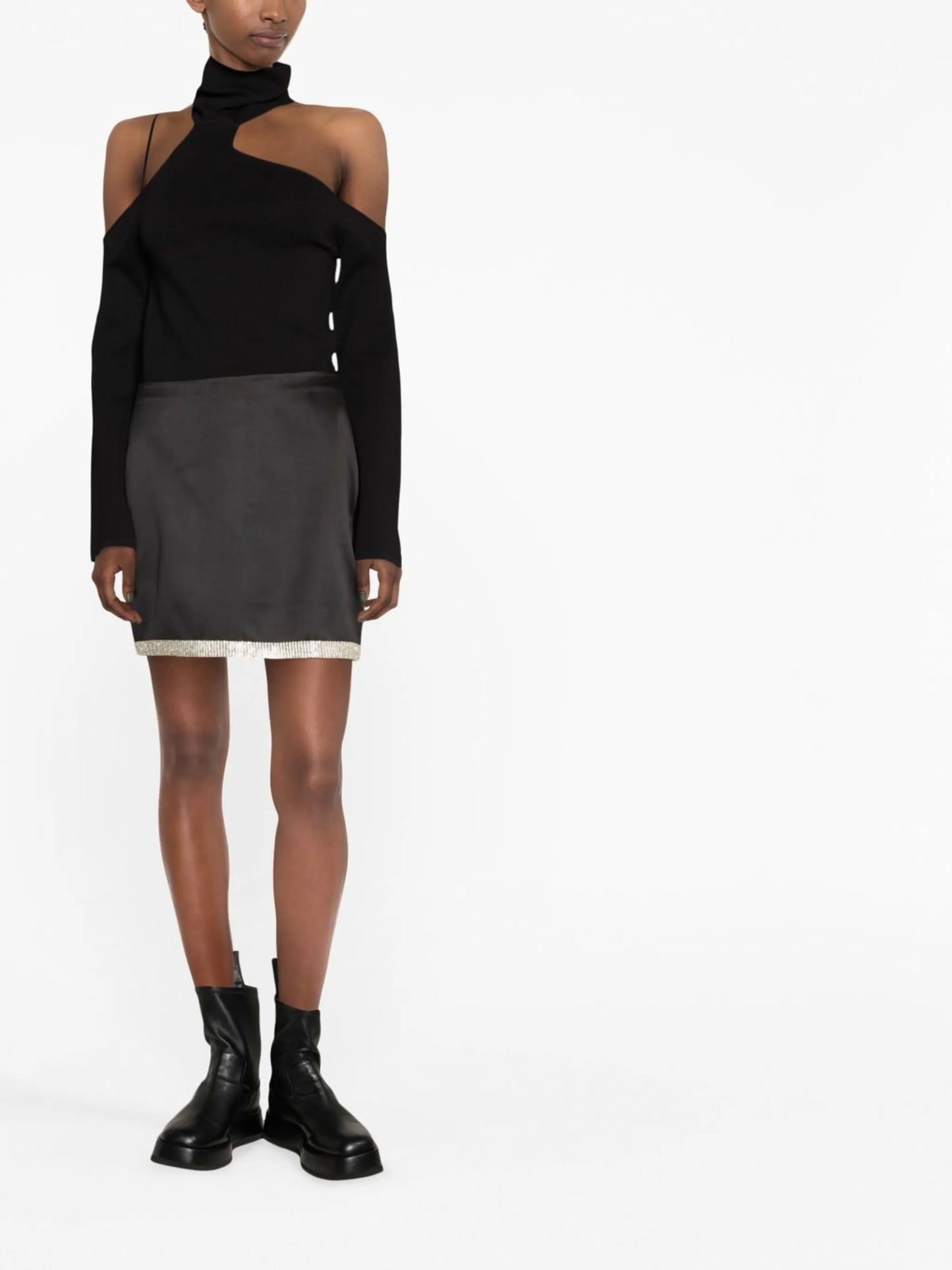 Lerma off-shoulder knitted top