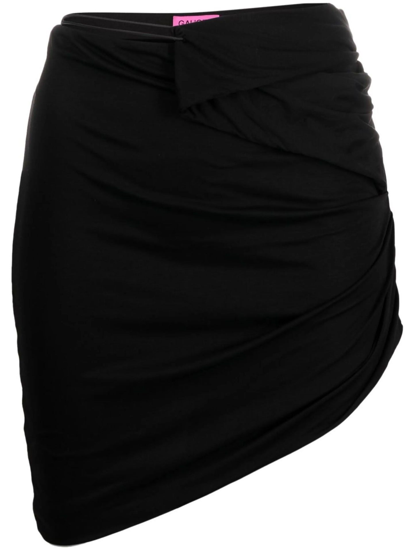 Veroia asymmetric mini skirt