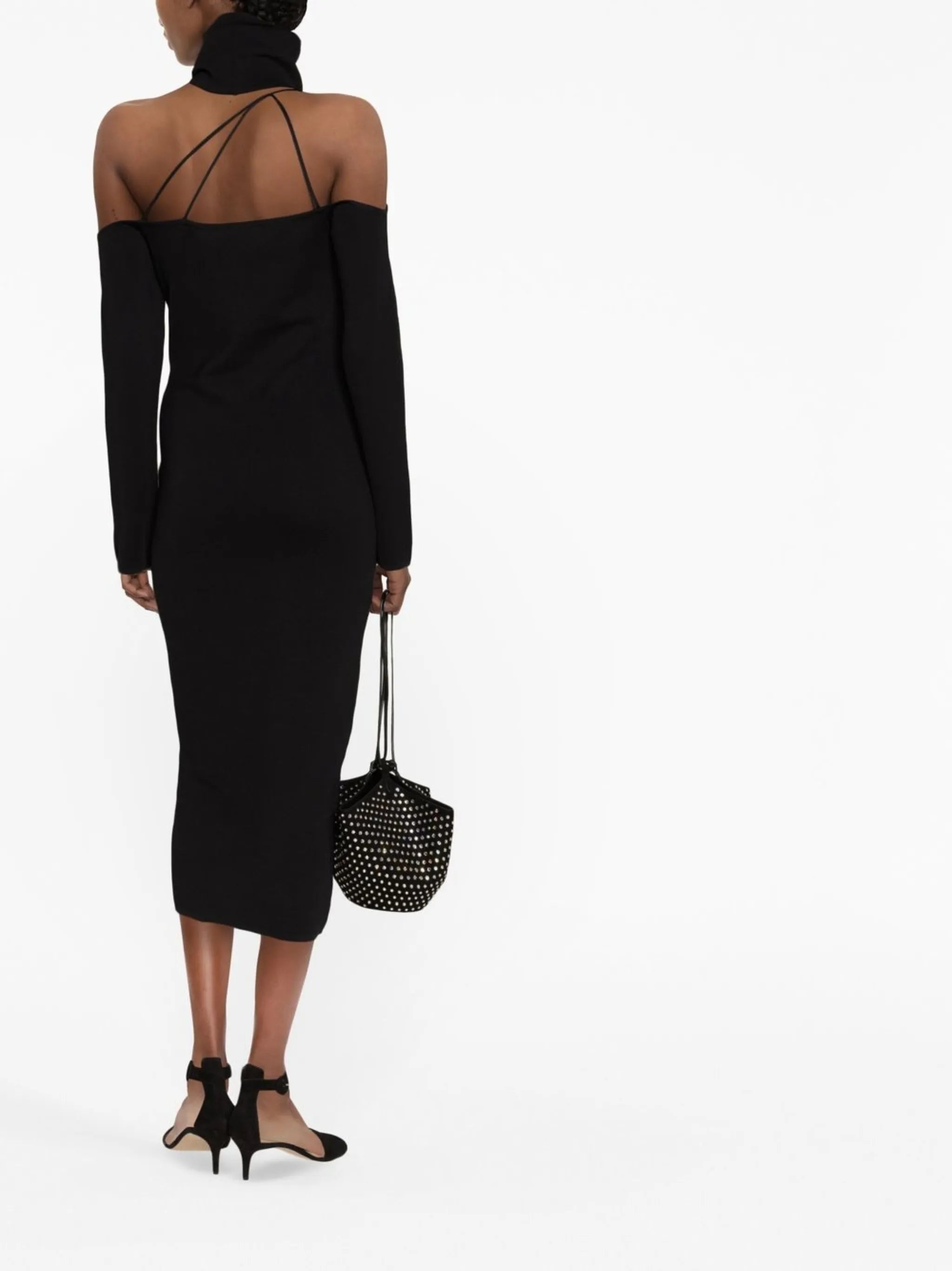 Toris off-shoulder midi dress