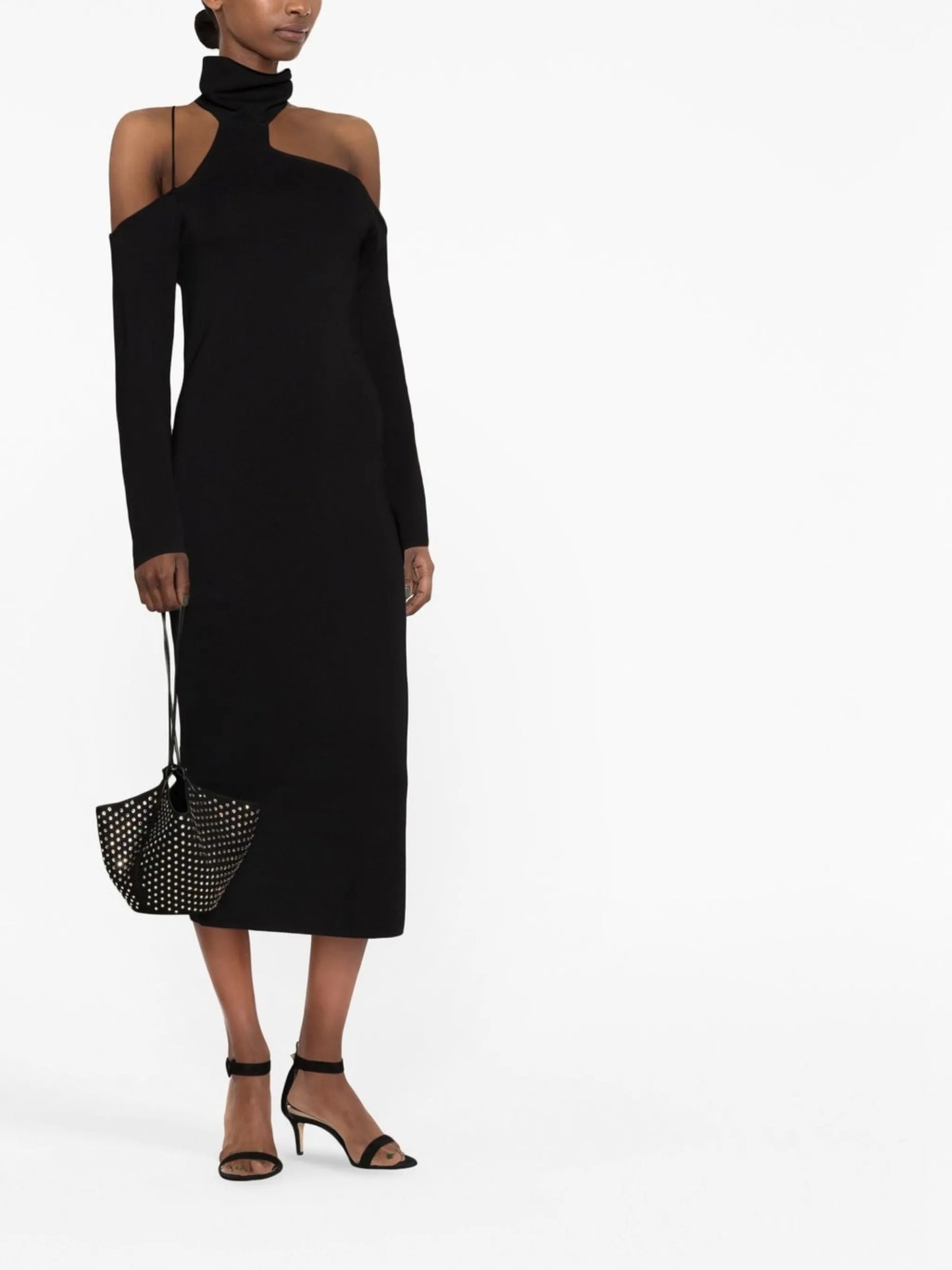 Toris off-shoulder midi dress