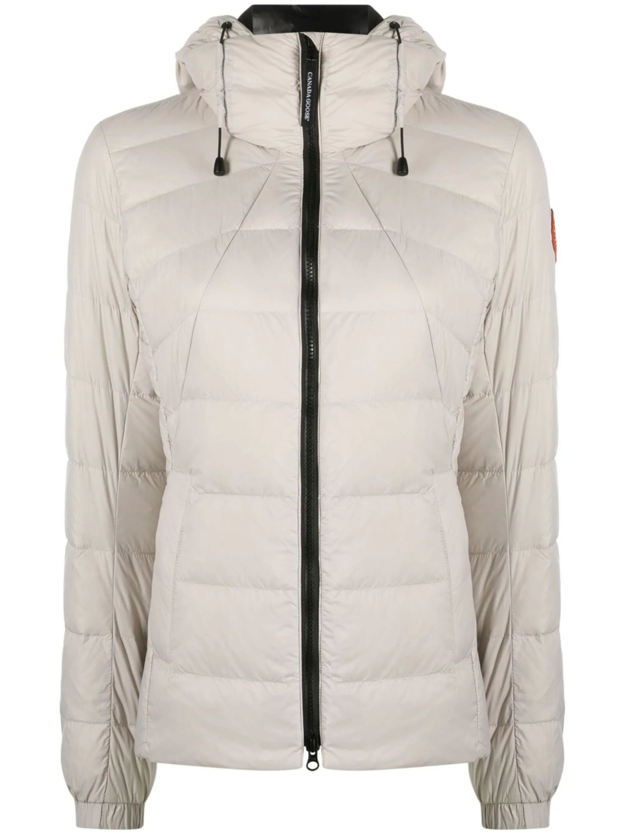 logo-patch puffer jacket