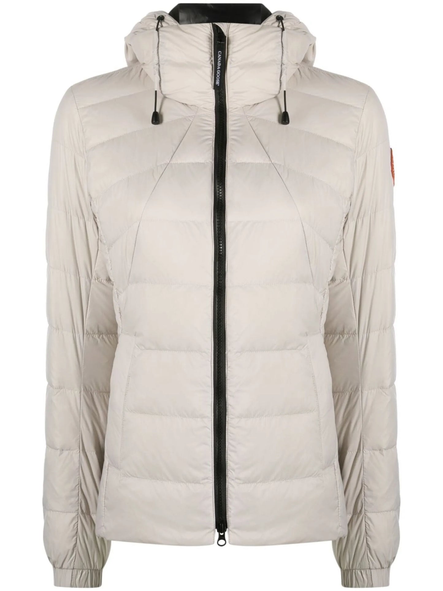logo-patch puffer jacket