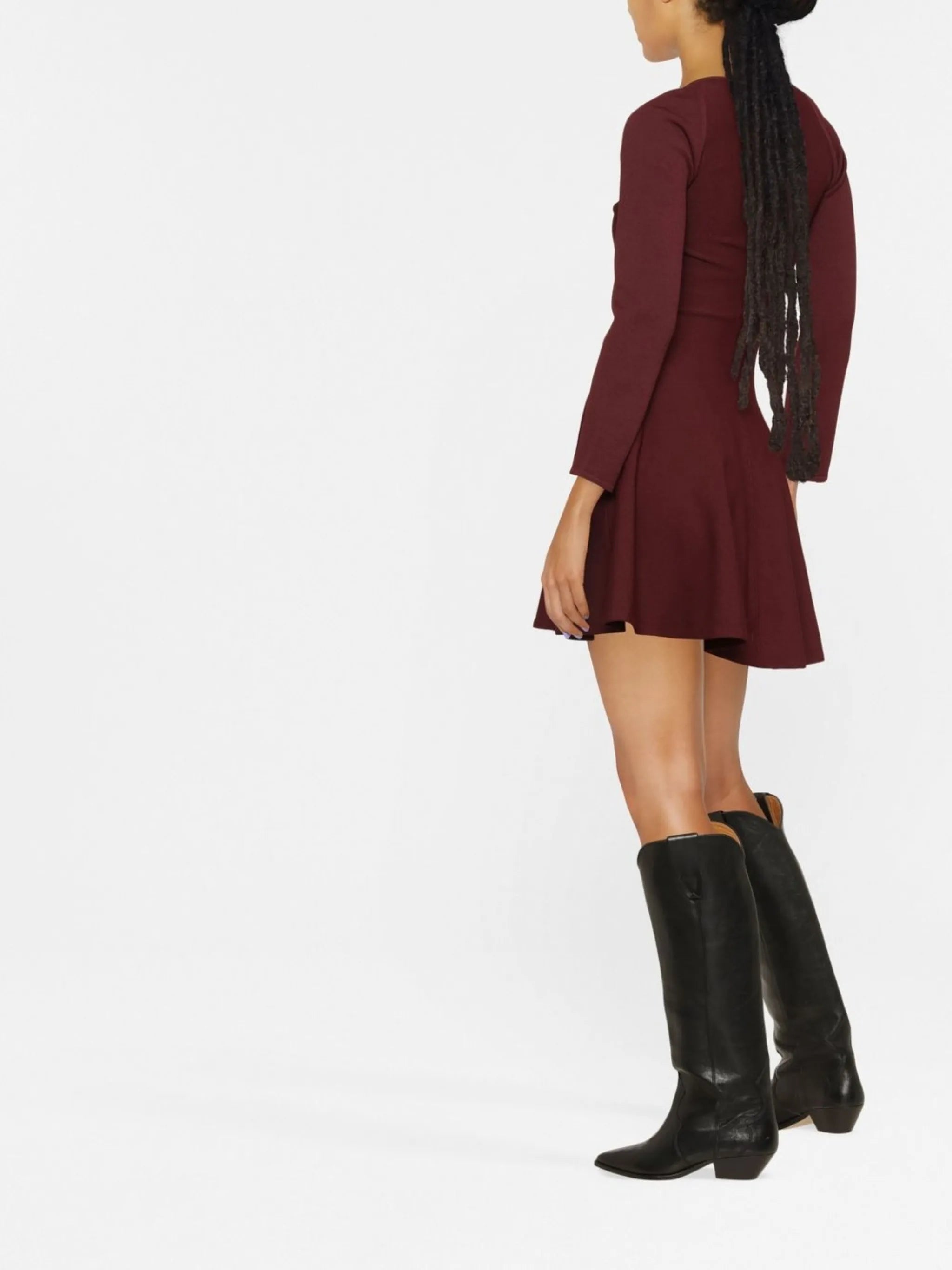 Dylan square-neck minidress