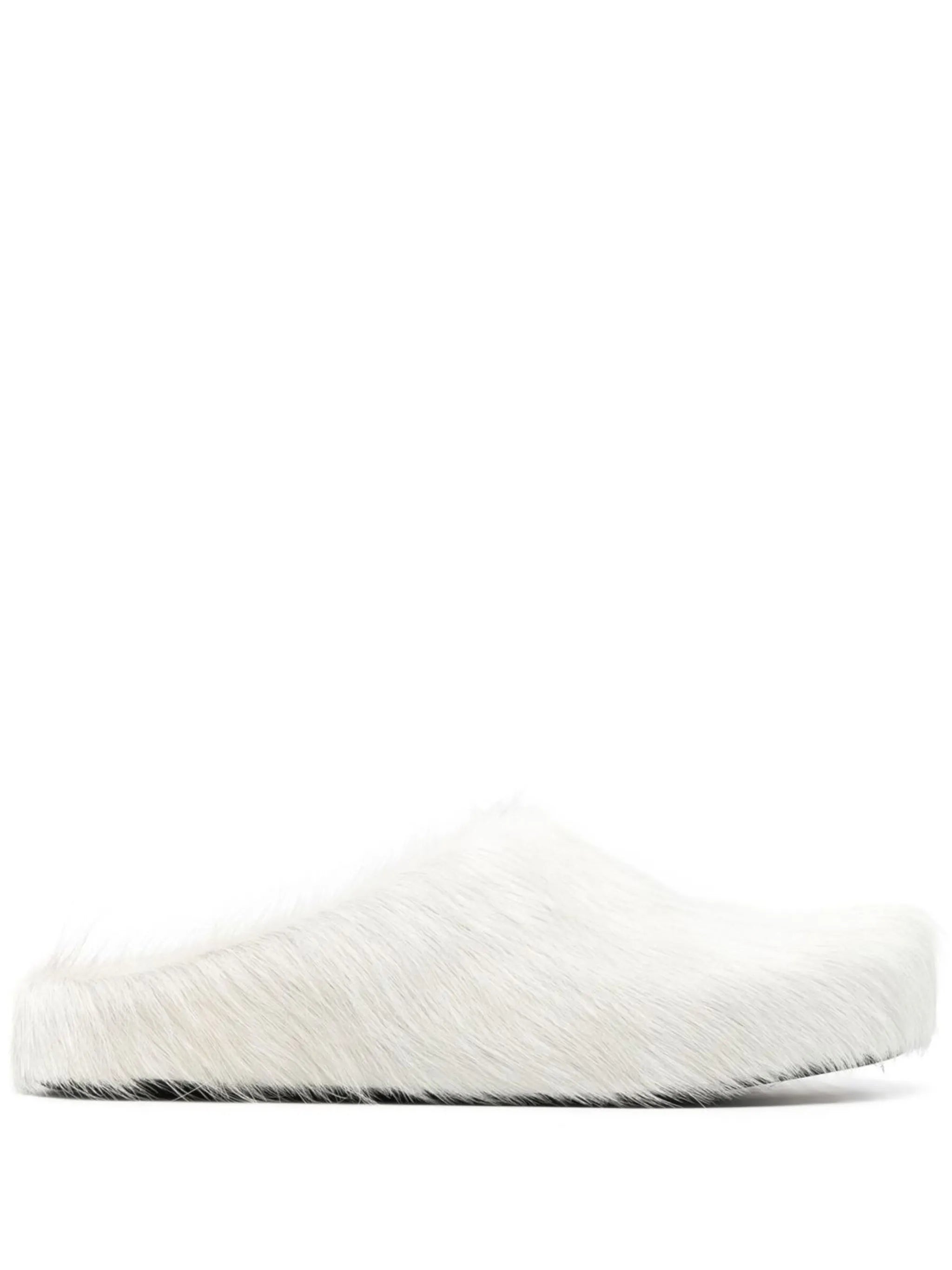 Fussbet Sabot calf-hair slippers
