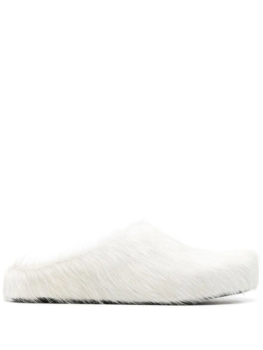 Fussbet Sabot calf-hair slippers