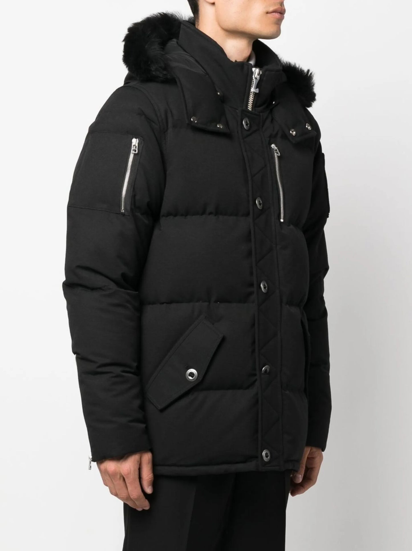 padded hooded jacket