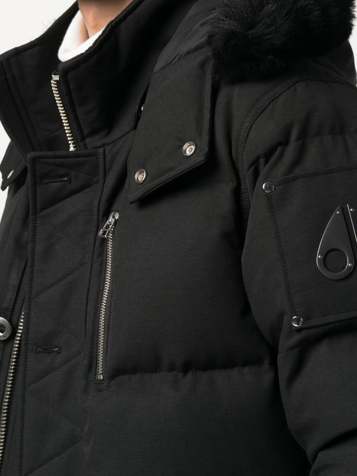 padded hooded jacket