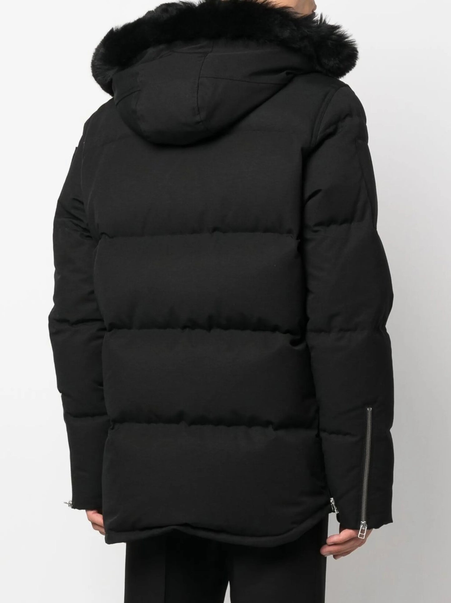 padded hooded jacket