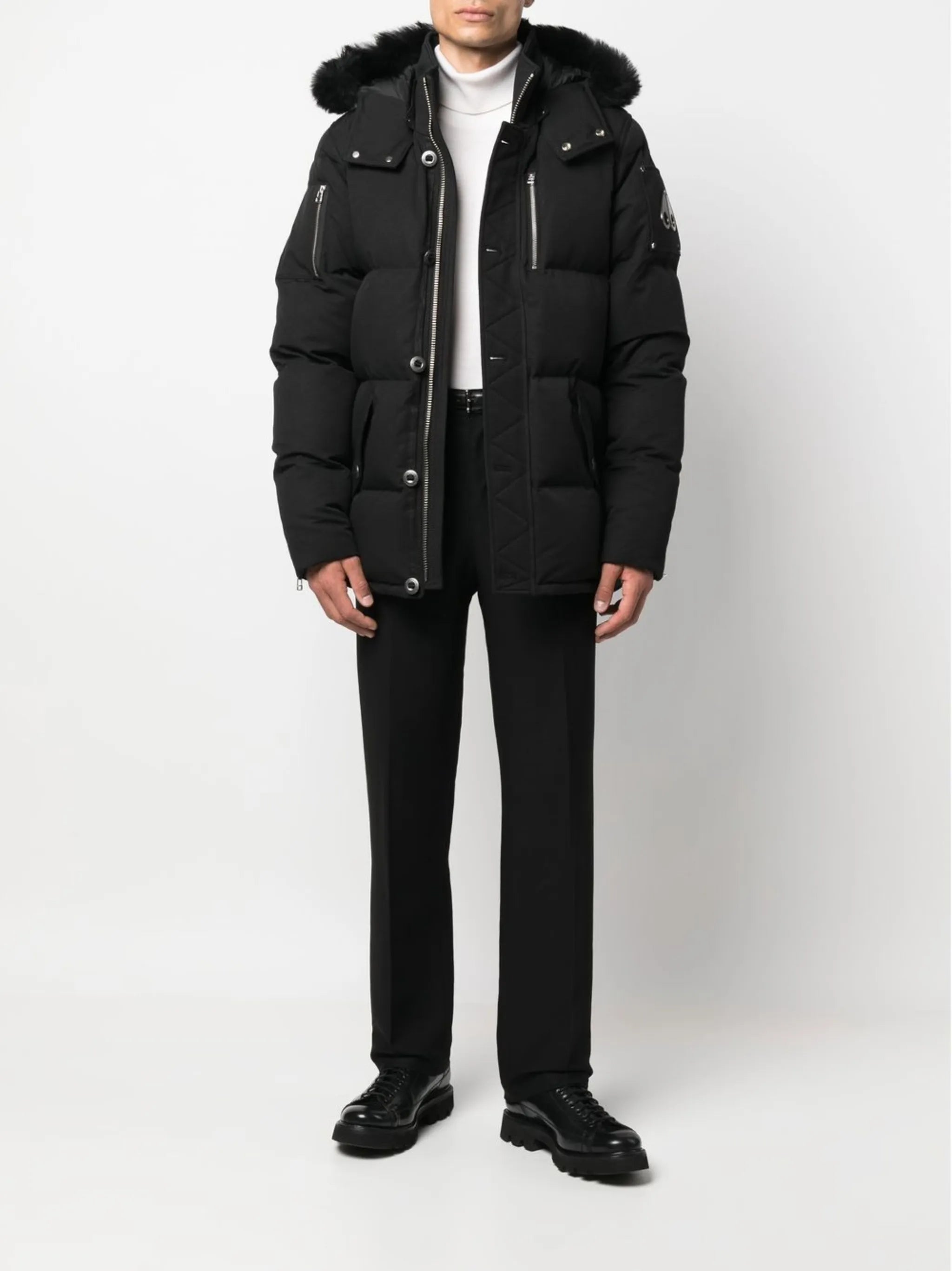 padded hooded jacket