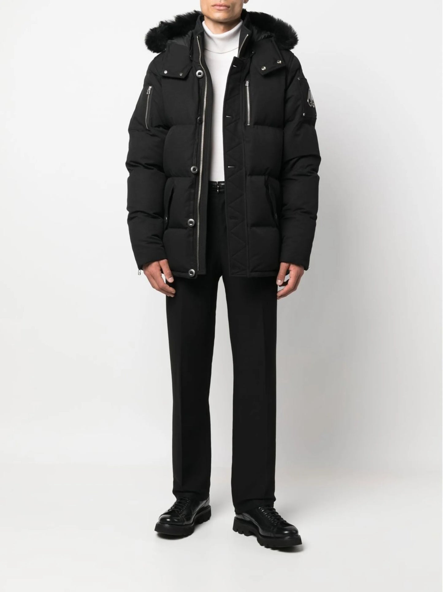 padded hooded jacket