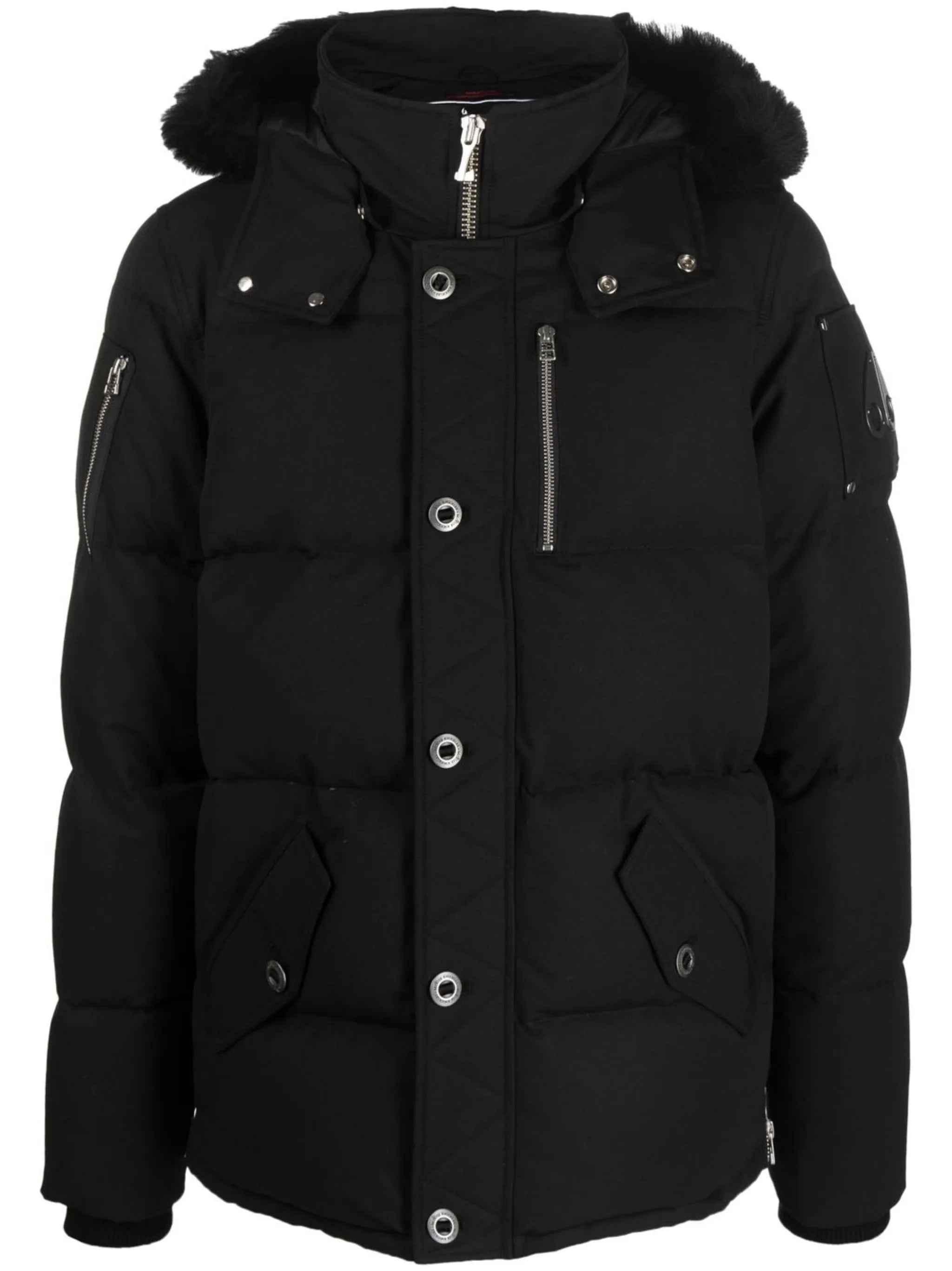 padded hooded jacket