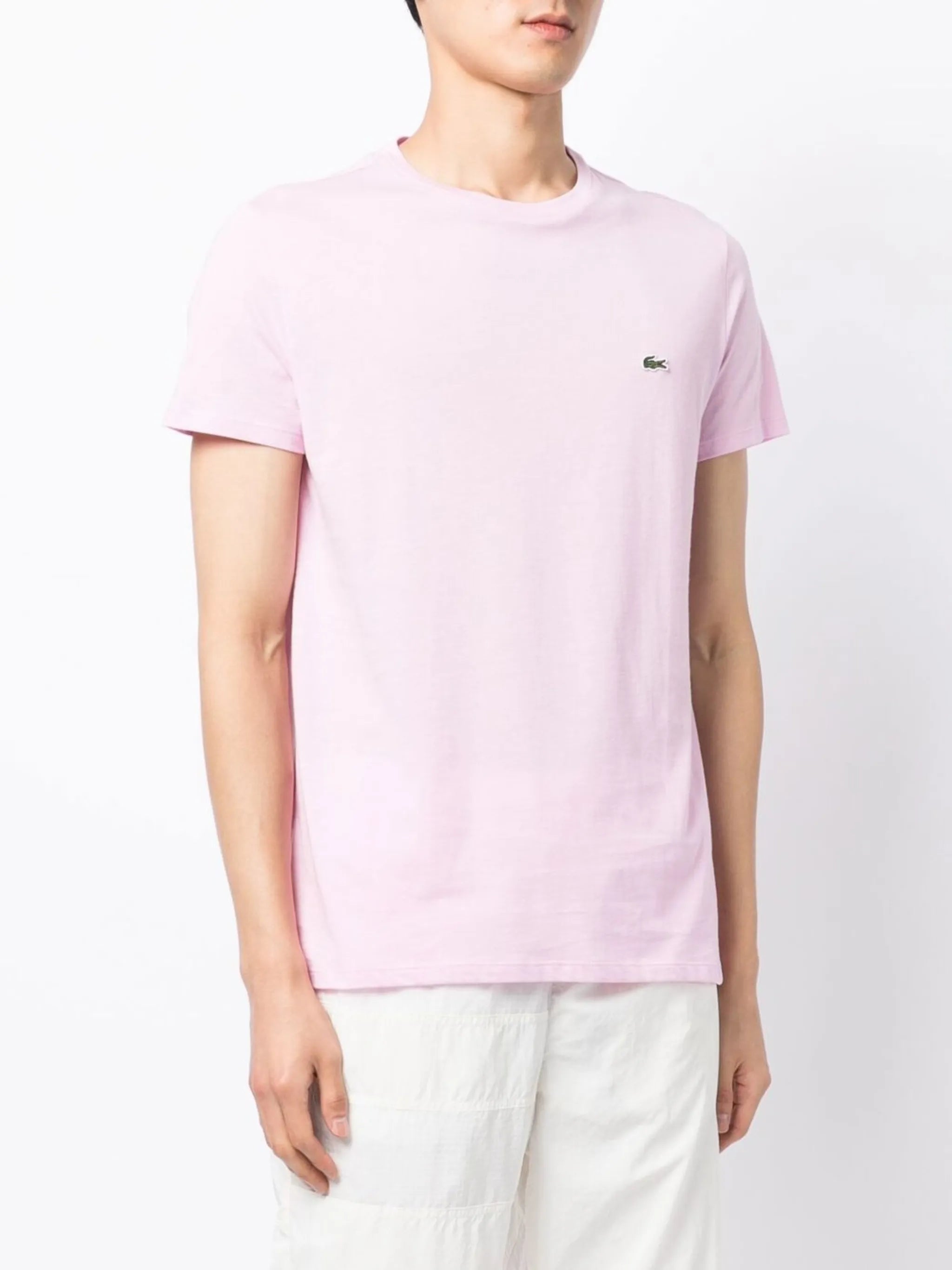 logo-embroidered T-shirt