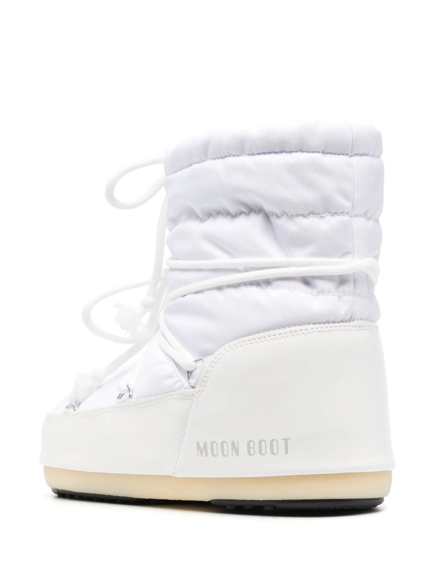 quilted logo-print ankle boots