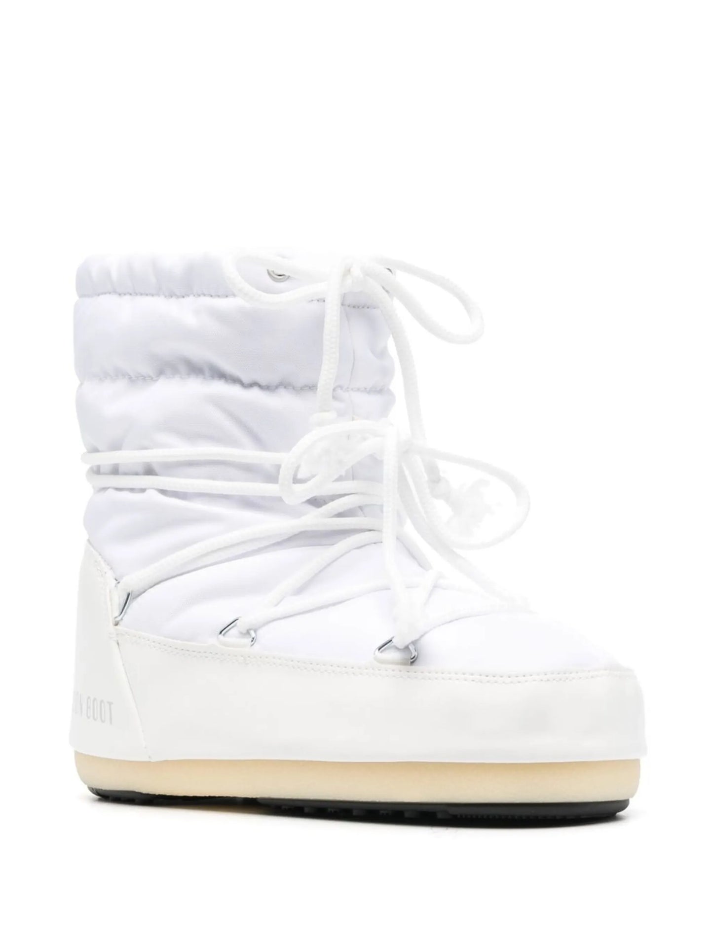quilted logo-print ankle boots