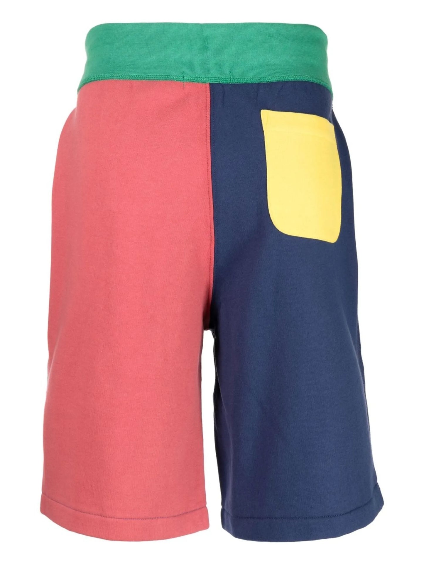 colour-block drawstring shorts