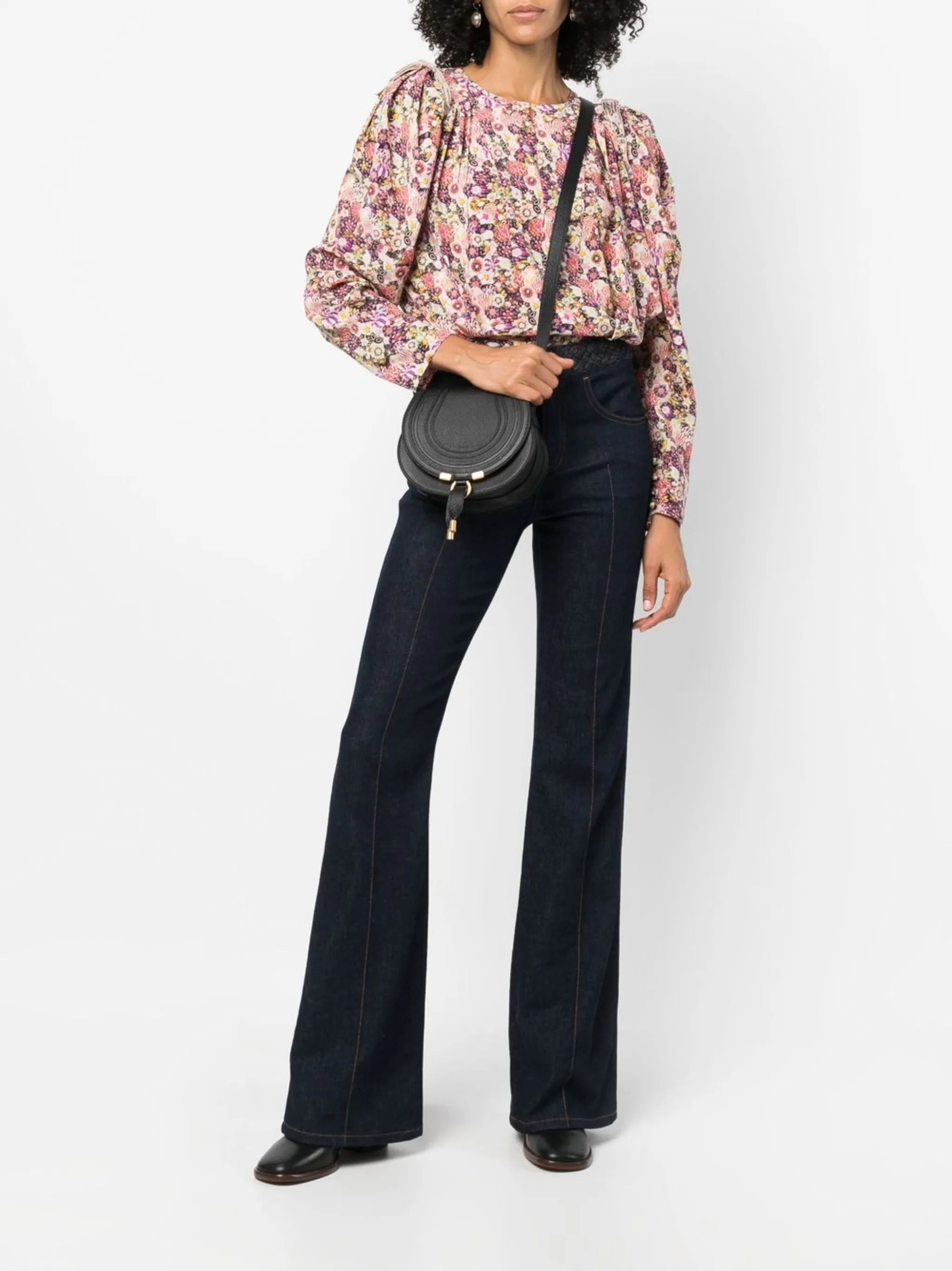 small Marcie leather cross body bag