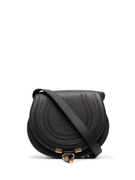 small Marcie grained leather cross body bag