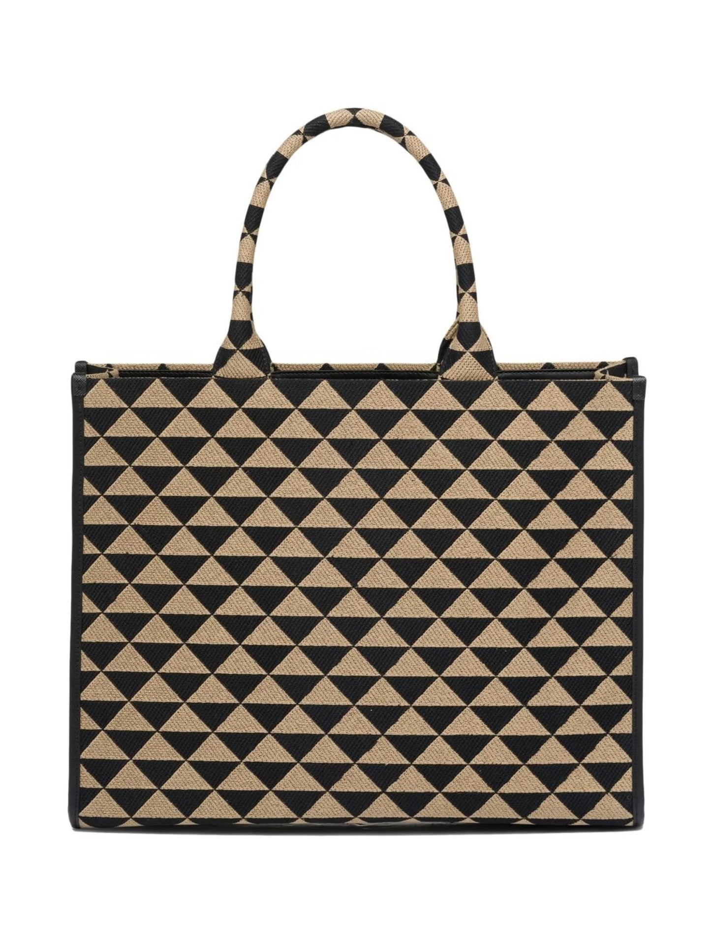 large Symbole embroidered tote bag