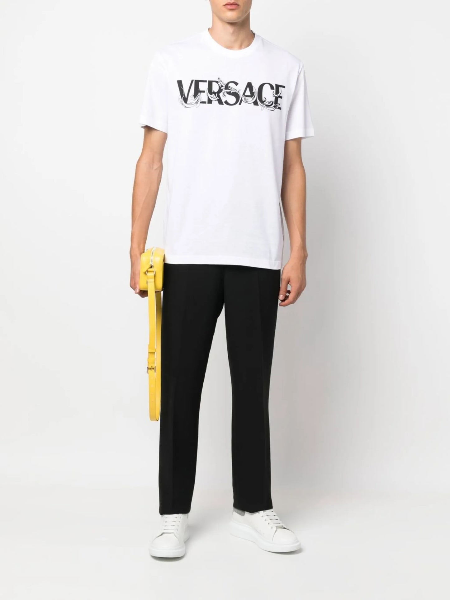 Barocco Silhouette logo-print T-Shirt