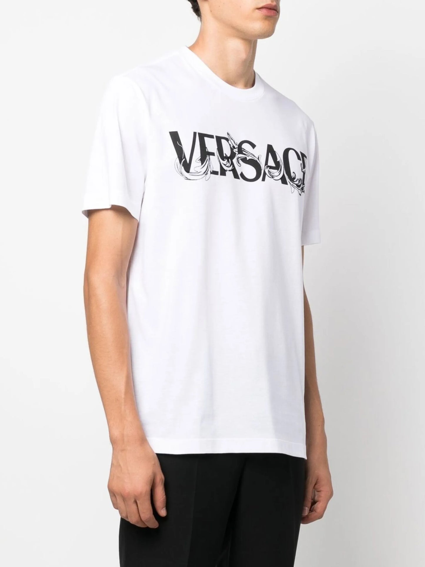 Barocco Silhouette logo-print T-Shirt