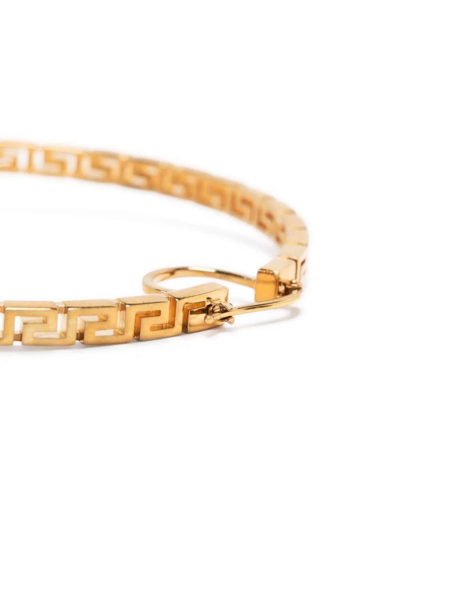 Greca pearl-detail hoop-earrings