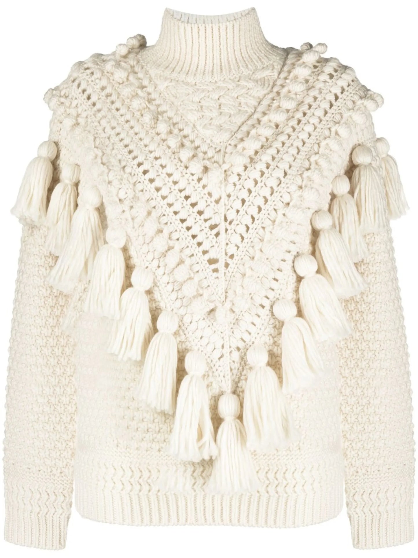 crochet-detail jumper