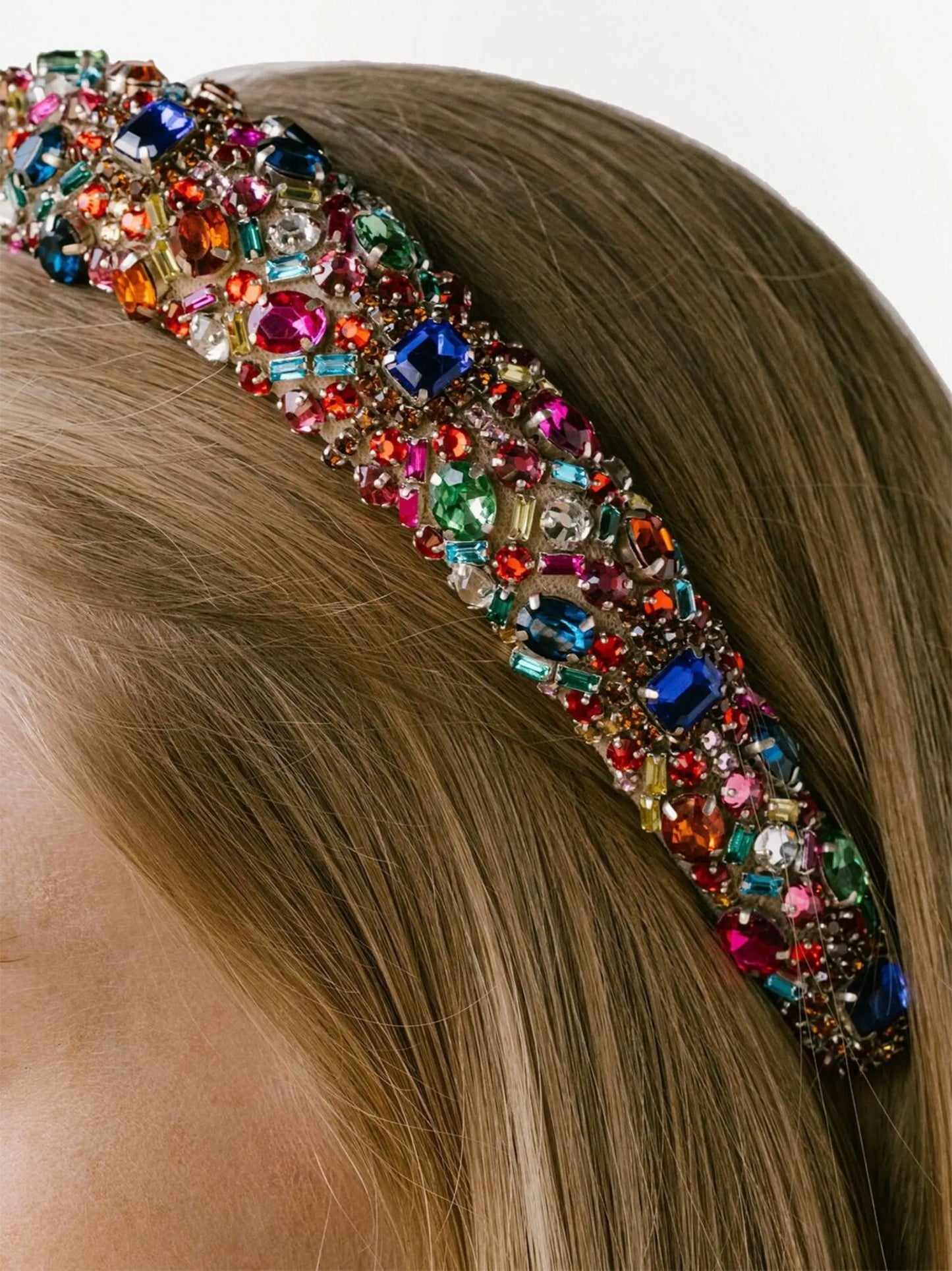Mimi crystal-embellished headband