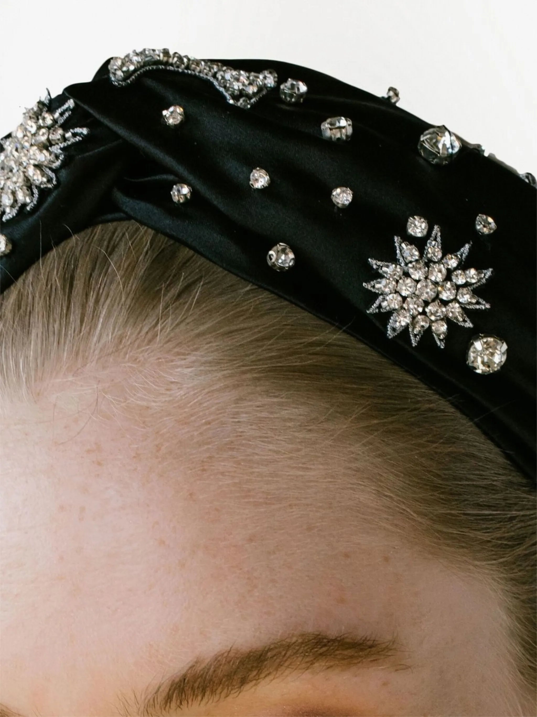 Orion crystal-embellished hair band