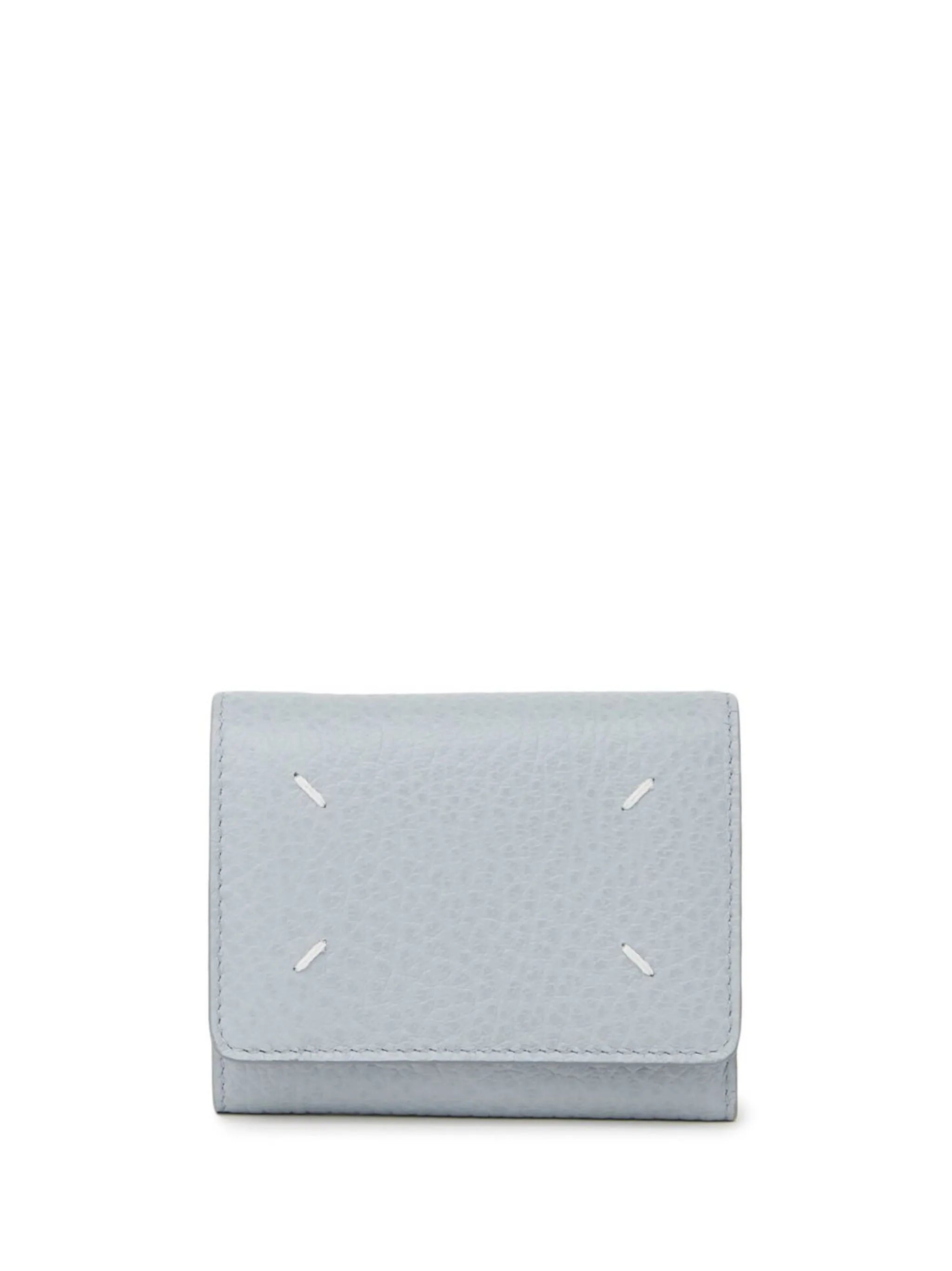 four-stitch leather wallet