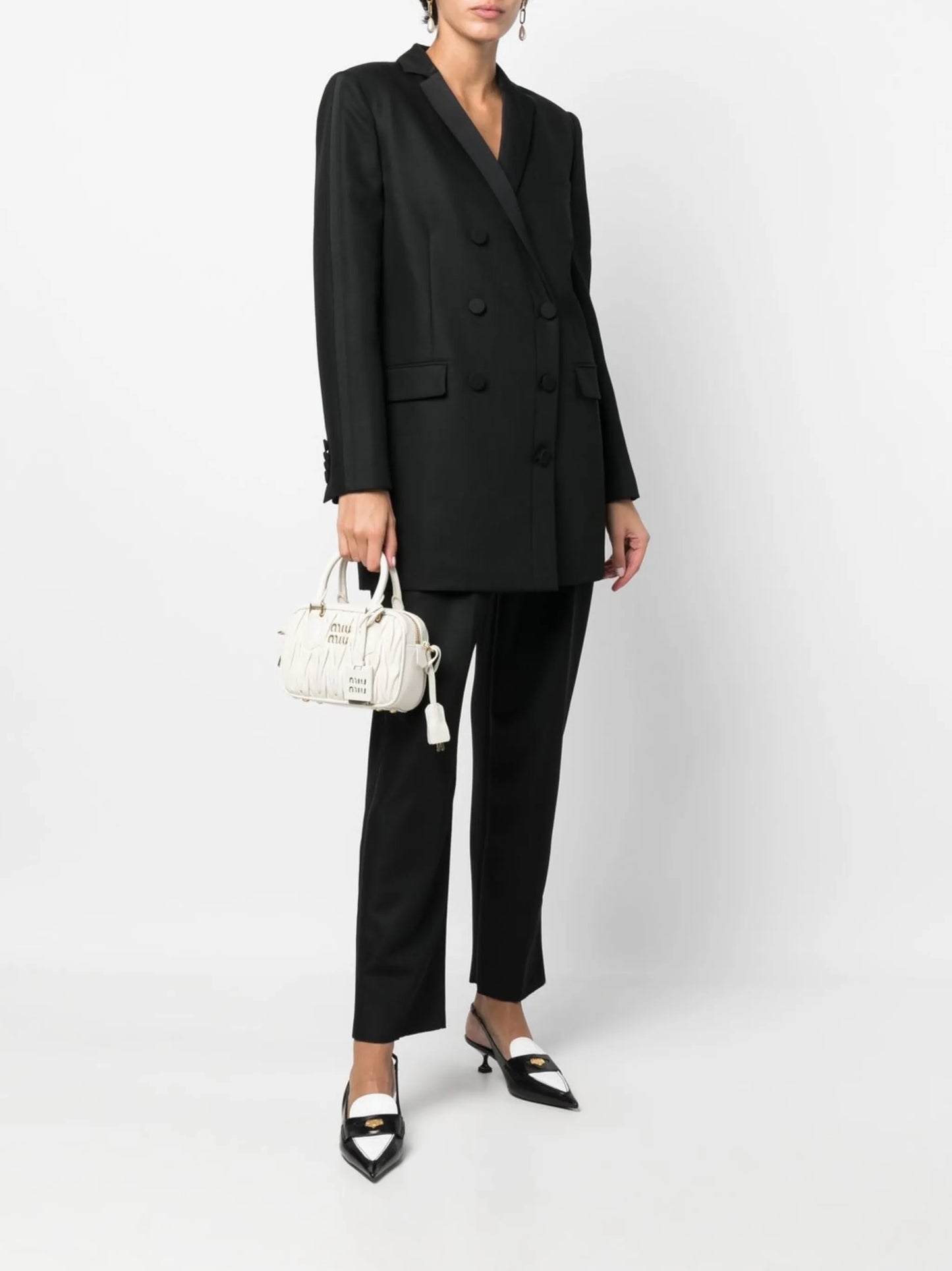 matelassé logo-plaque tote bag