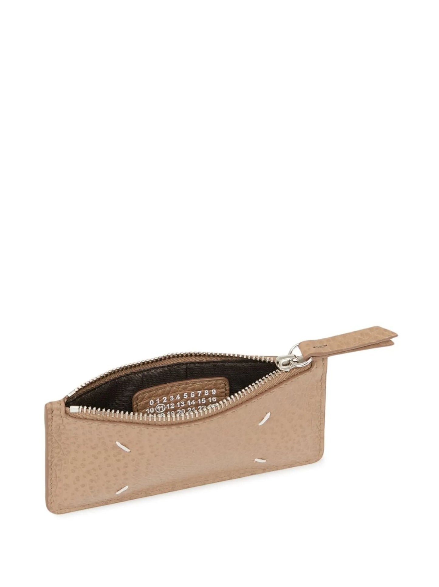 four-stitch leather card holder