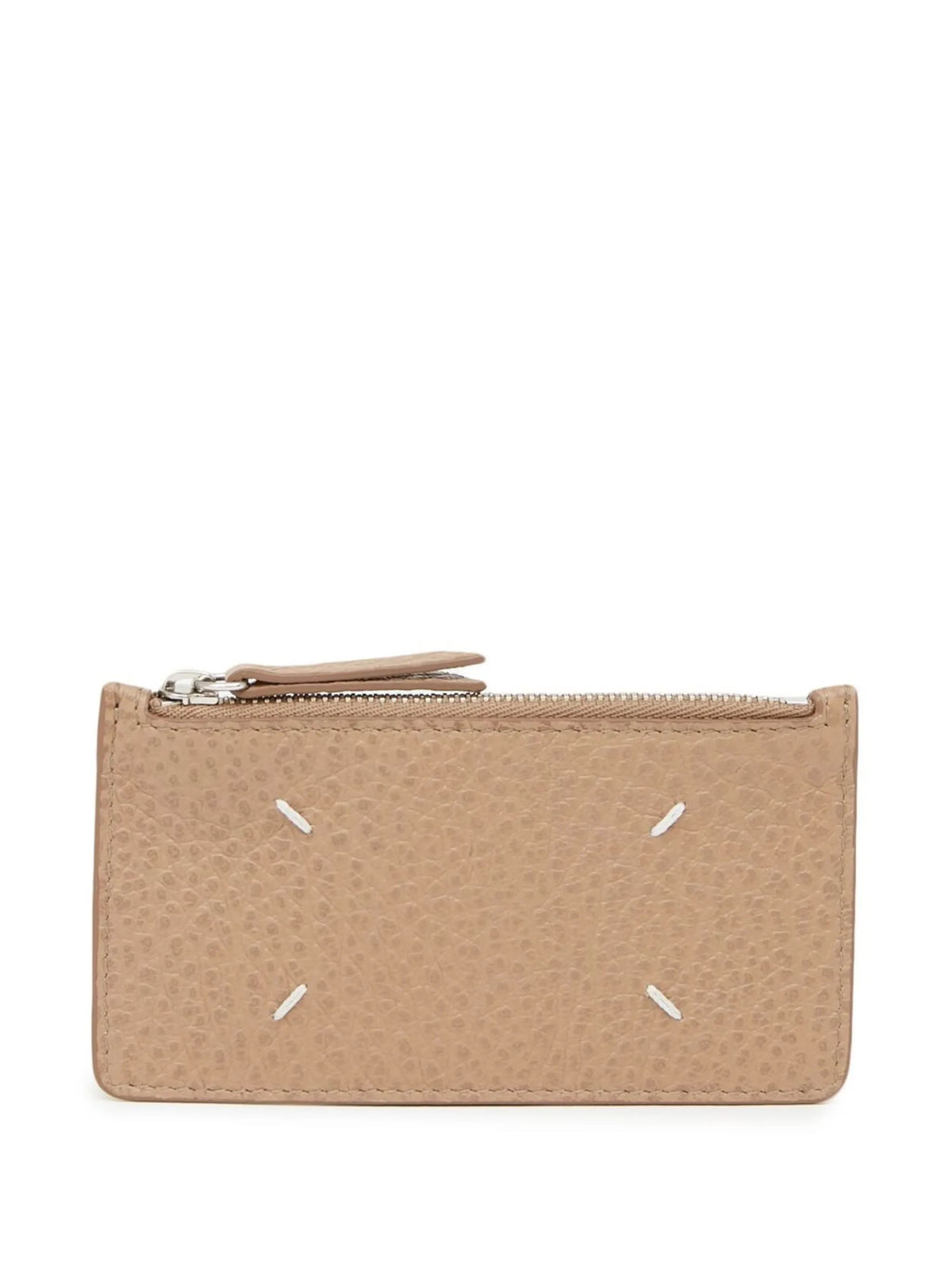 four-stitch leather card holder