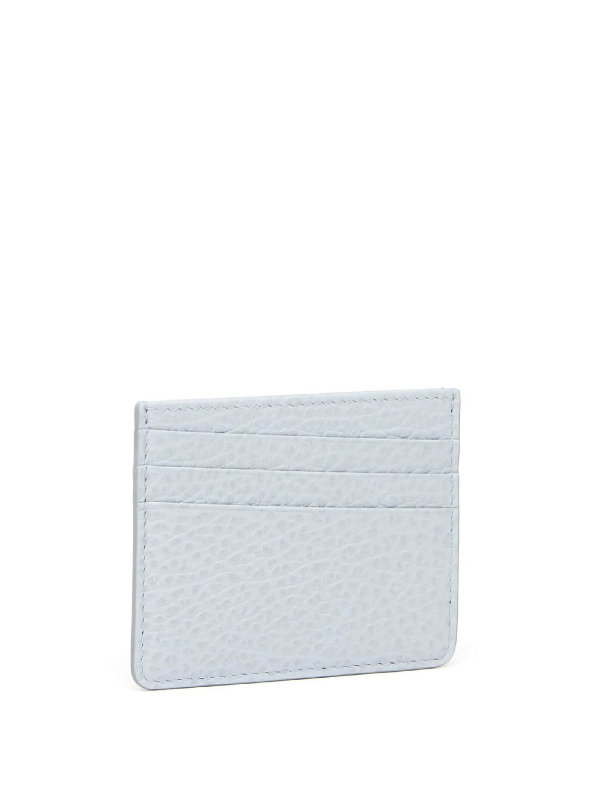 four-stitch leather card holder