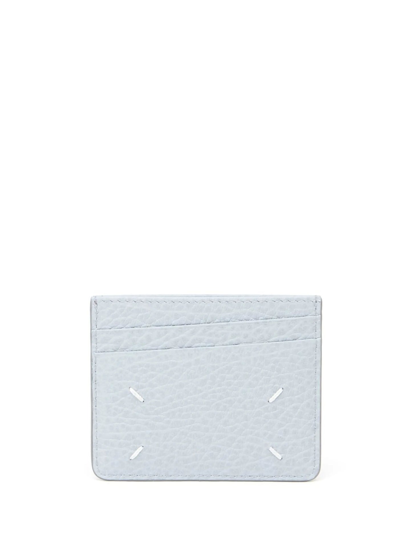 four-stitch leather card holder