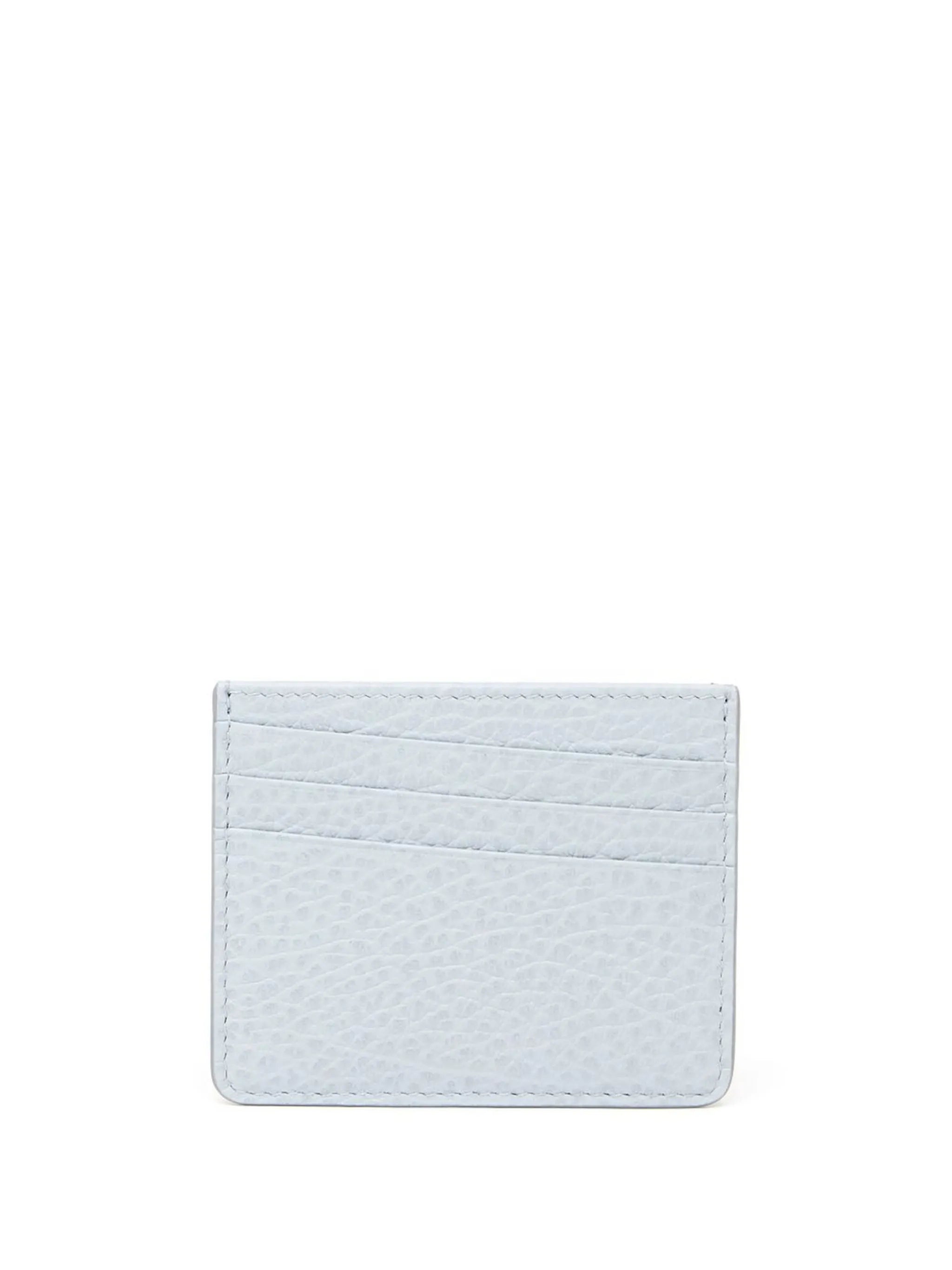 four-stitch leather card holder