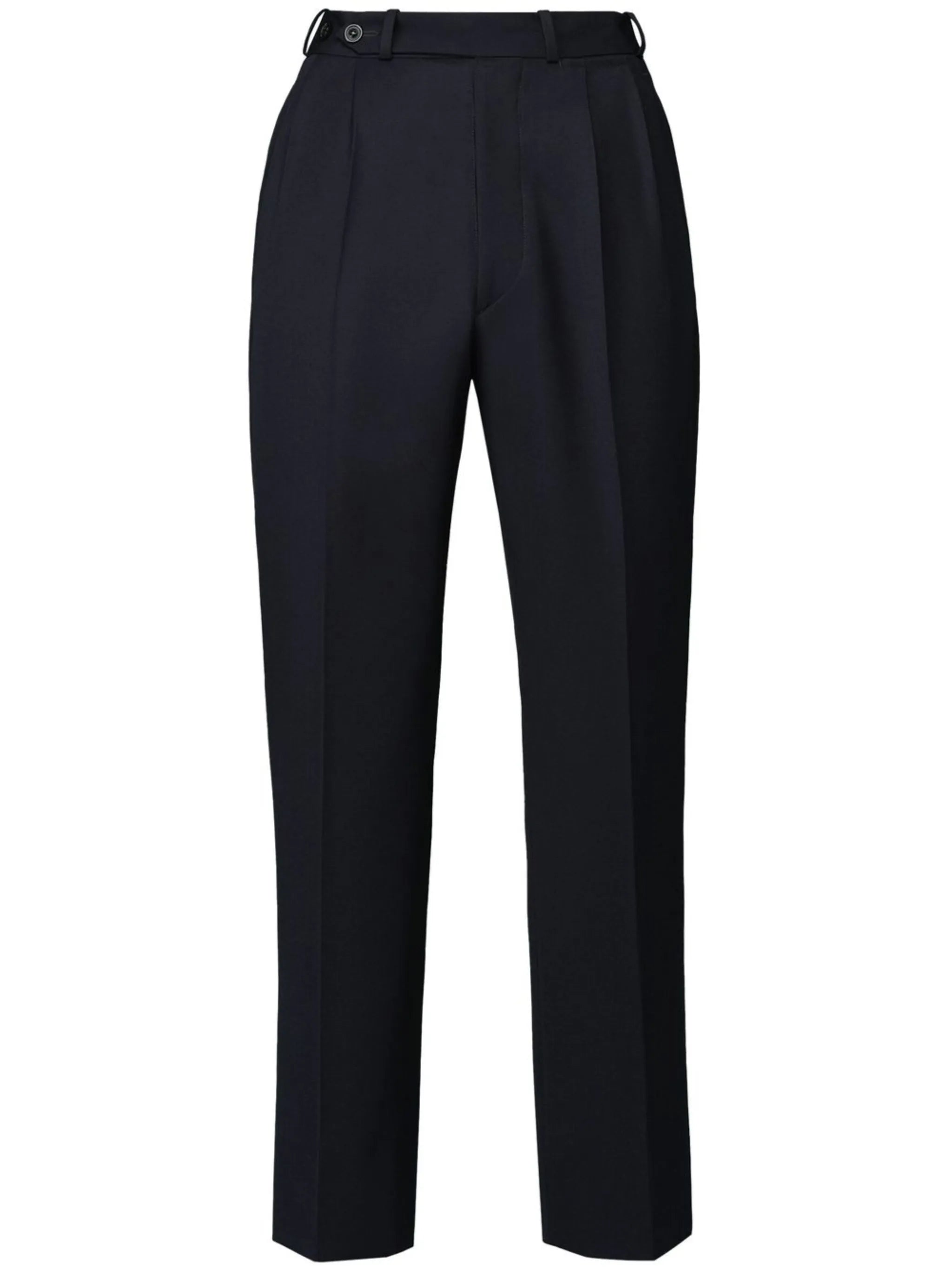 tailored wool trousers