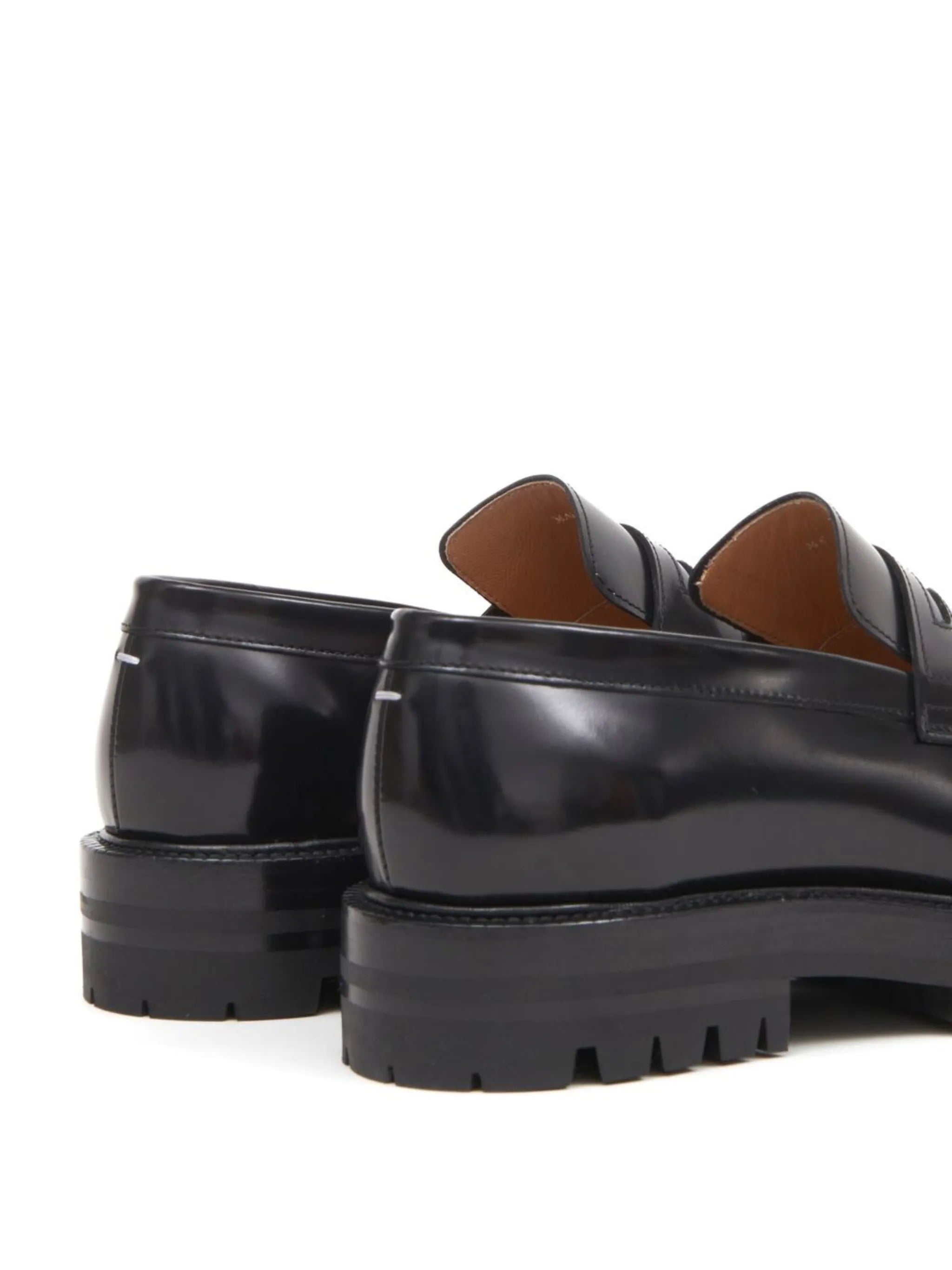 Tabi leather loafers