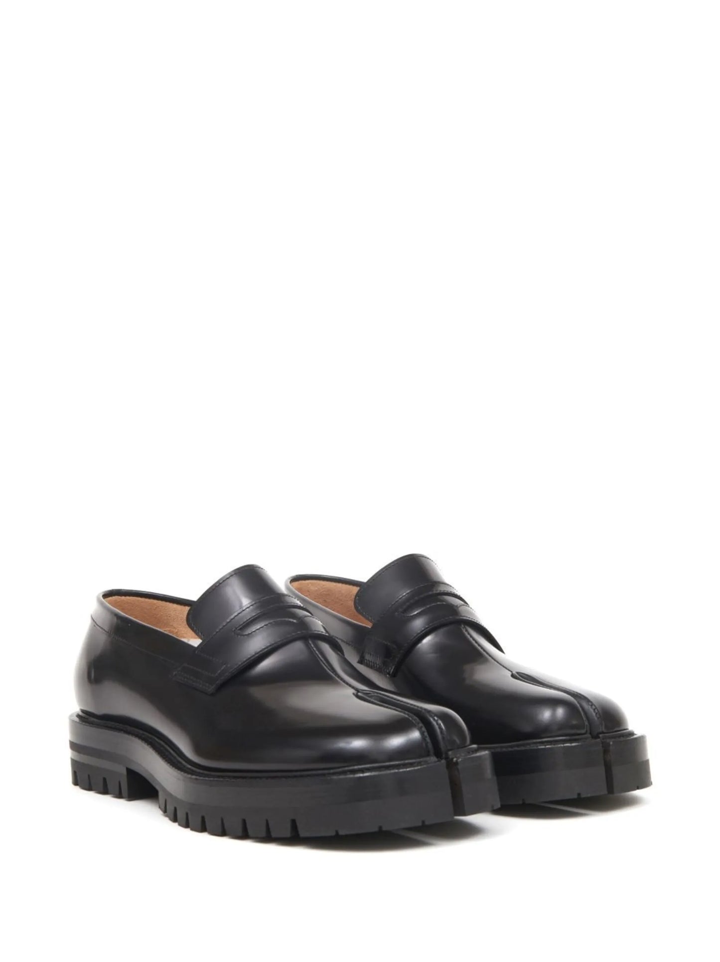 Tabi leather loafers