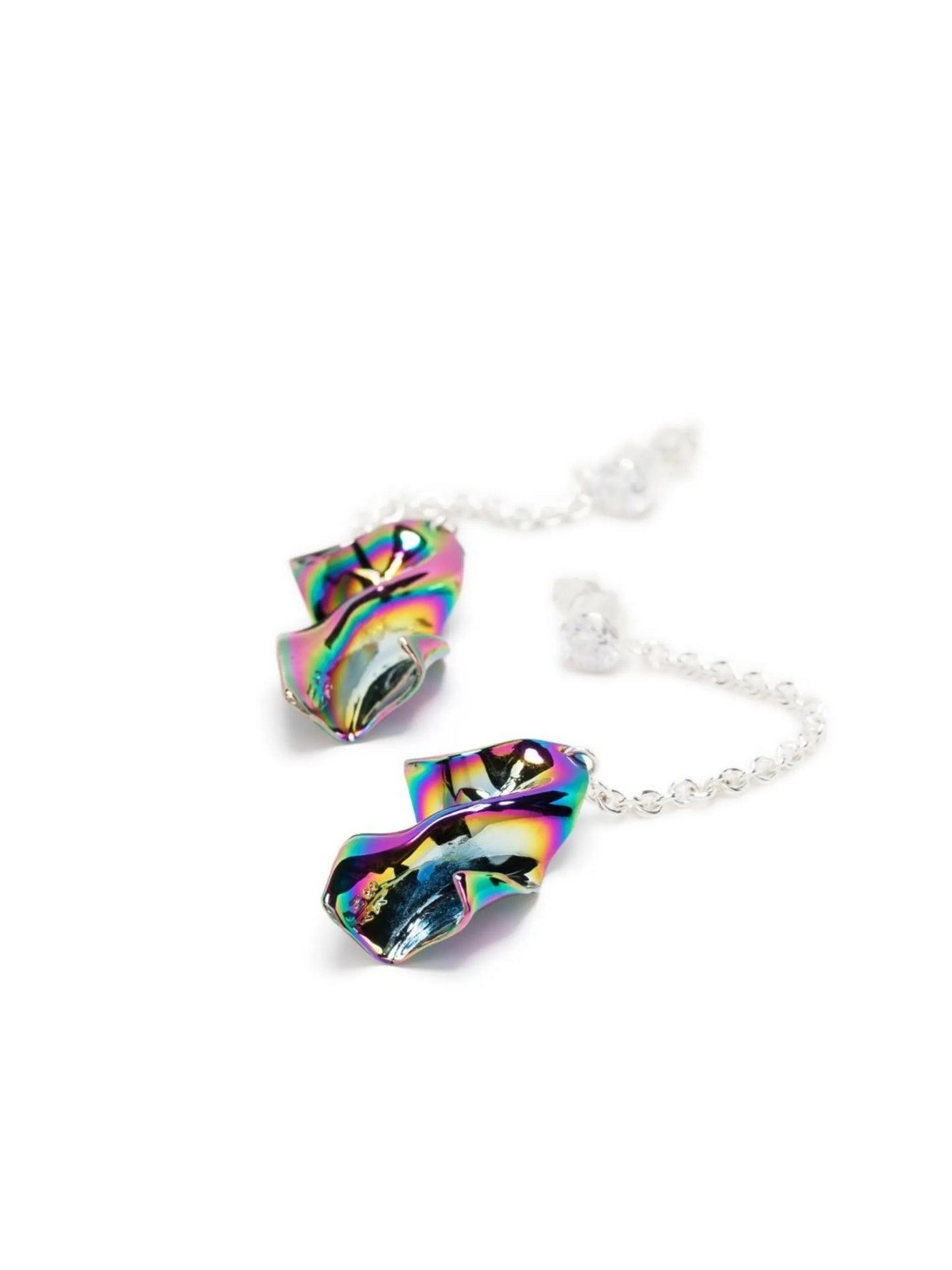 Gelsey fold drop earrings
