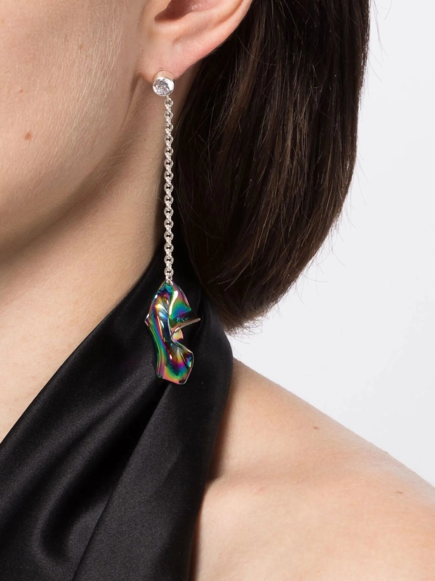 Gelsey fold drop earrings