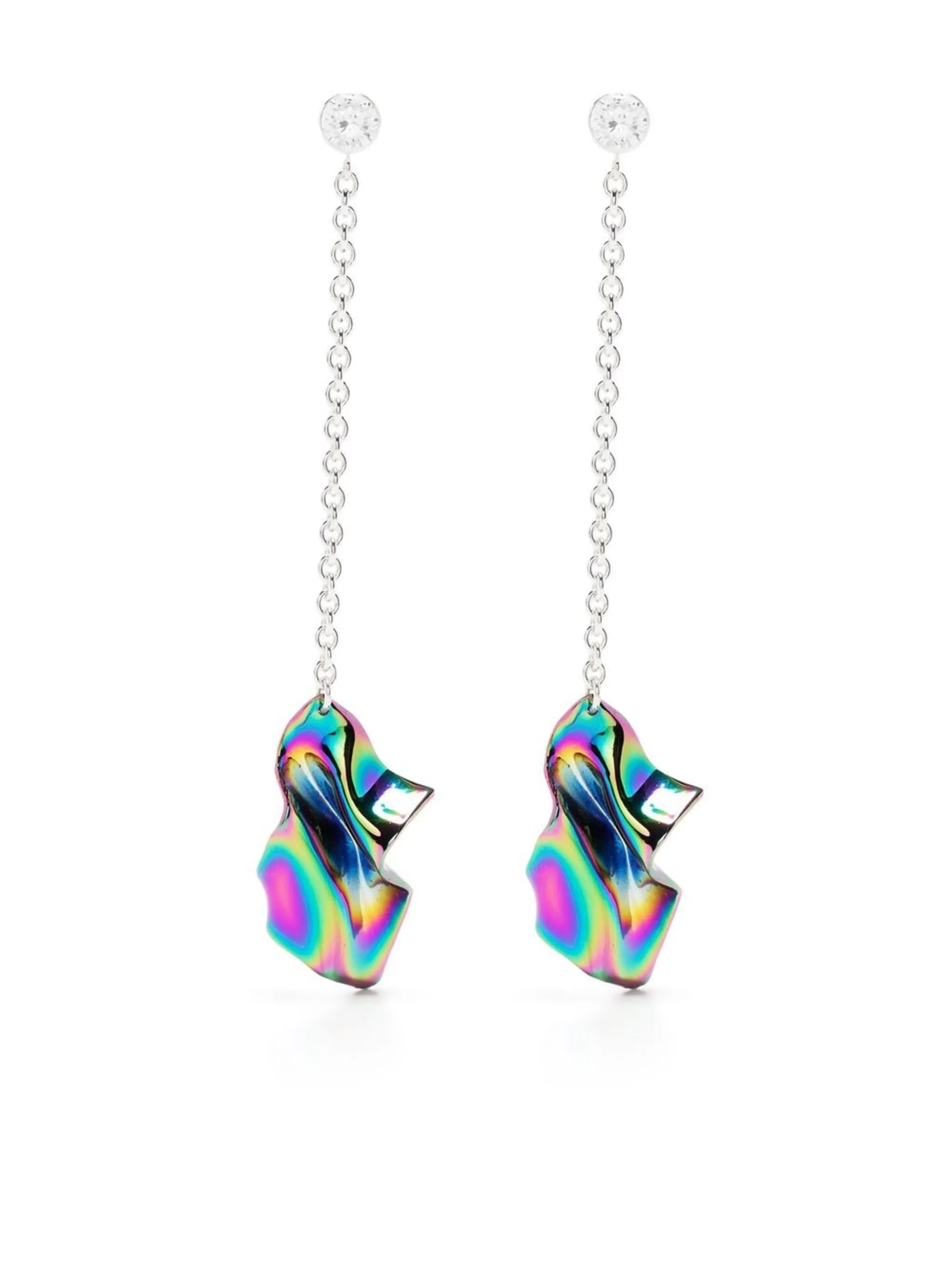 Gelsey fold drop earrings