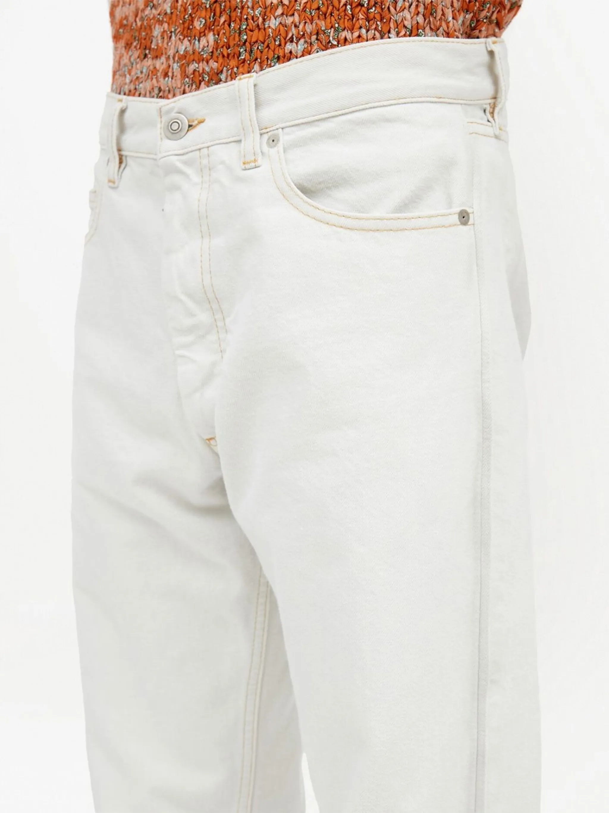 Selvedge straight-leg jeans