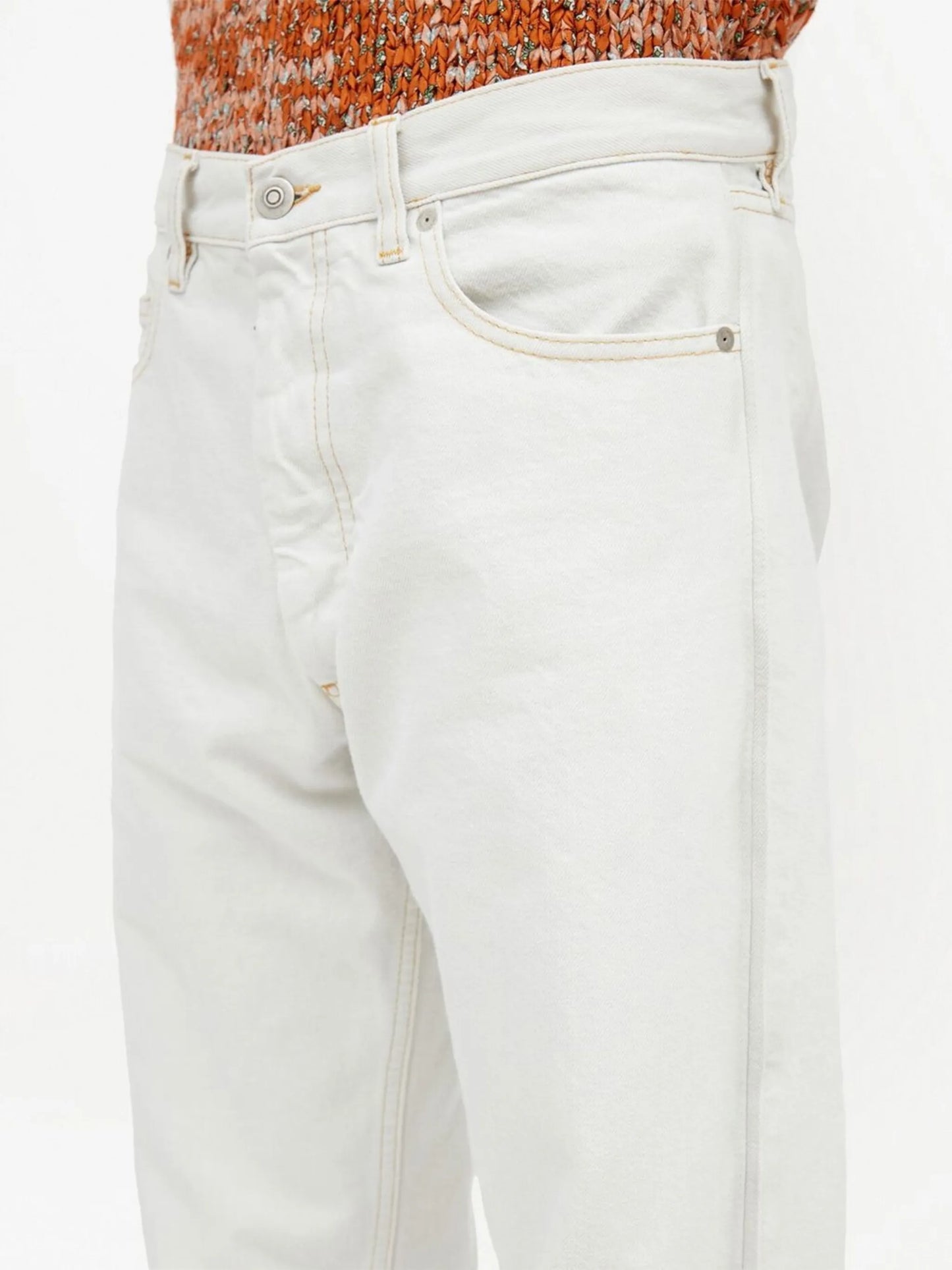 Selvedge straight-leg jeans