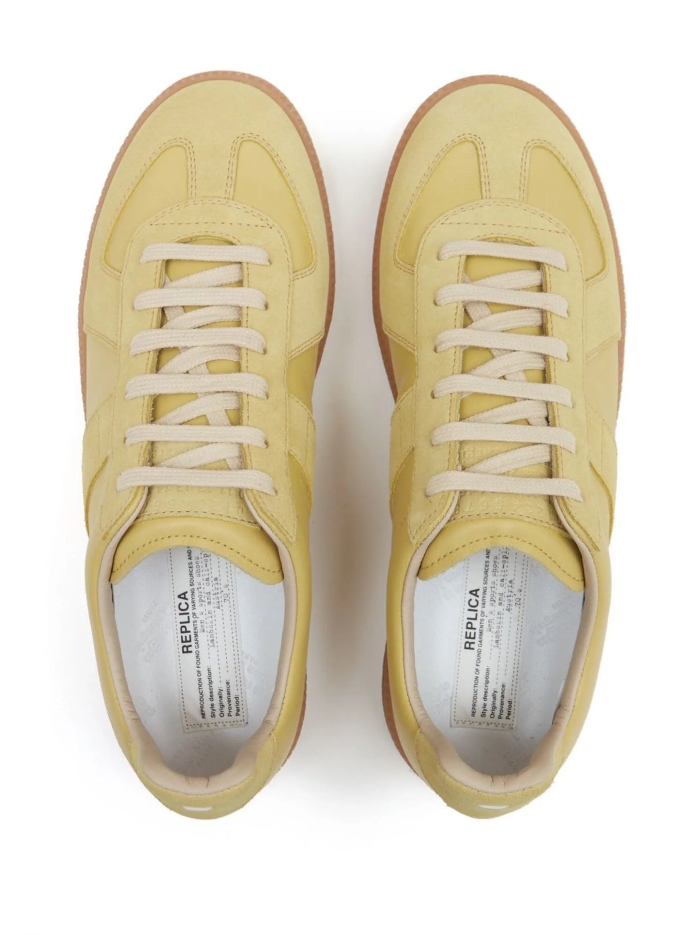 Replica low-top leather sneakers