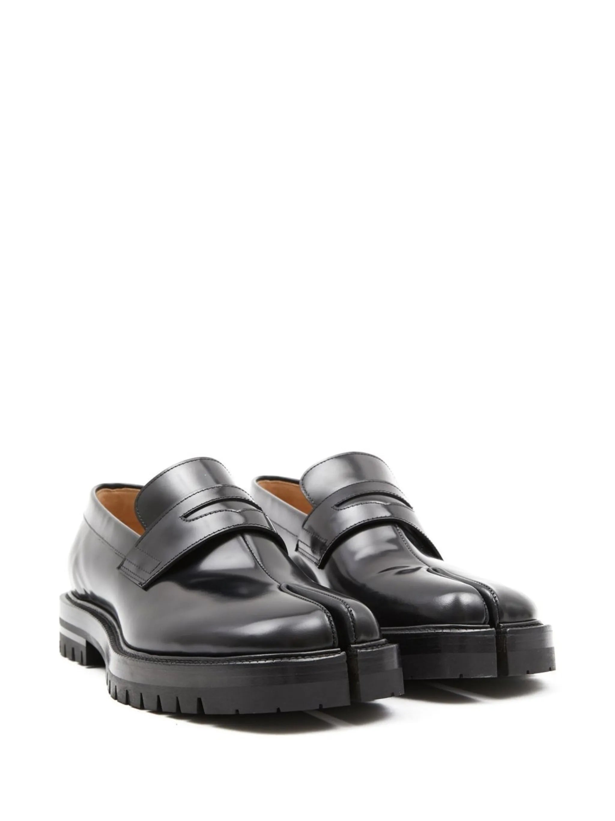 Tabi leather loafers