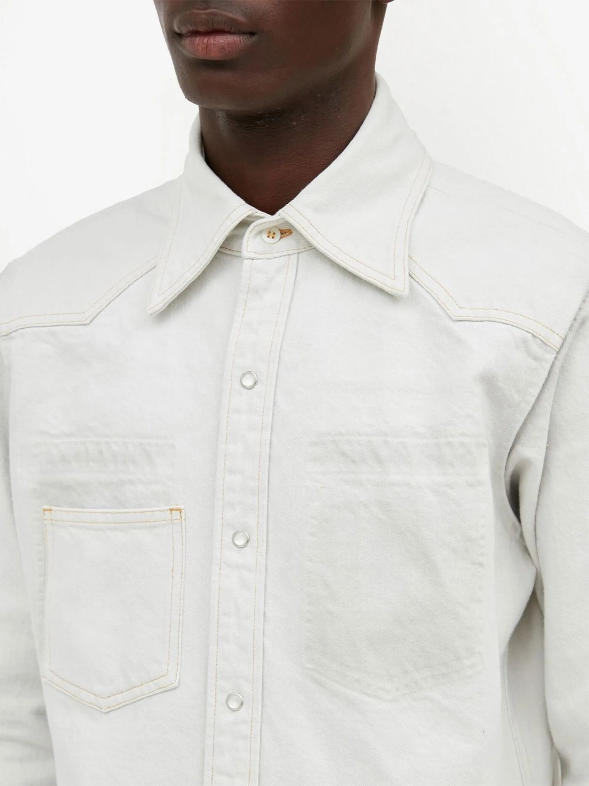Selvedge denim shirt